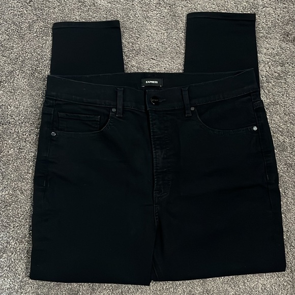 Express Women’s Black Jeans - Skinny High Rise - Picture 2 of 5